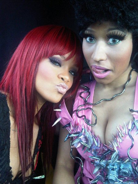 Фото со съемок клипа Nicki Minaj feat. Rihanna – «Fly»