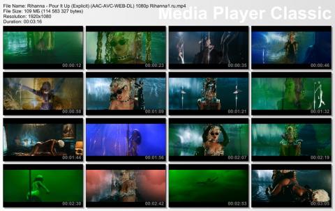 Клип Rihanna - Pour It Up 1080p скринлист