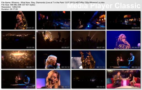 Rihanna - Live at T in the Park 13.07.2013 HDTVRip 720p скринлист