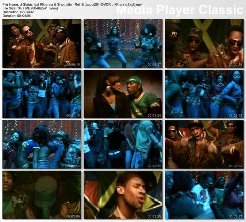 Клип J-Status feat. Rihanna &amp; Shontelle - Roll It DVDRip скринлист