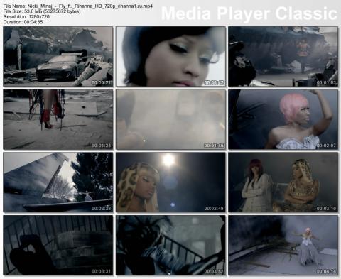 Клип Nicki Minaj - Fly ft. Rihanna HD 720p скринлист