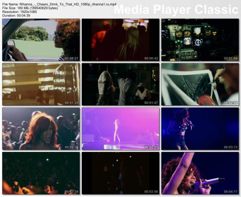 Клип Rihanna - Cheers (Drink To That) HD 1080p скринлист