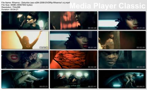 Клип Rihanna - Disturbia DVDRip скринлист