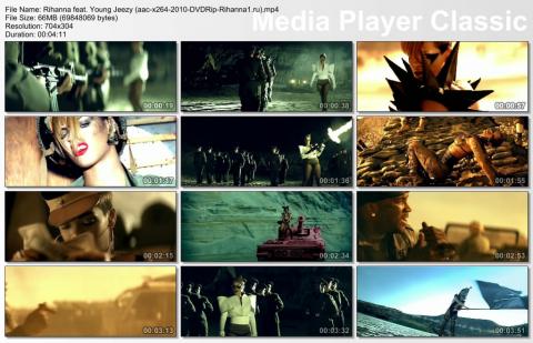 Клип Rihanna feat. Young Jeezy - Hard DVDRip скринлист