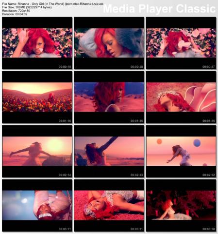 Клип Rihanna - Only Girl (In The World) DVD (Vob) скринлист