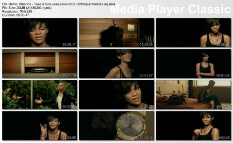 Клип Rihanna - Take A Bow DVDRip скринлист