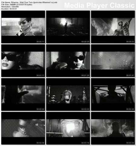 Клип Rihanna - Wait Your Turn DVD (Vob) скринлист