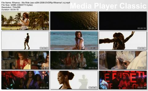 Клип Rihanna - We Ride DVDRip скринлист