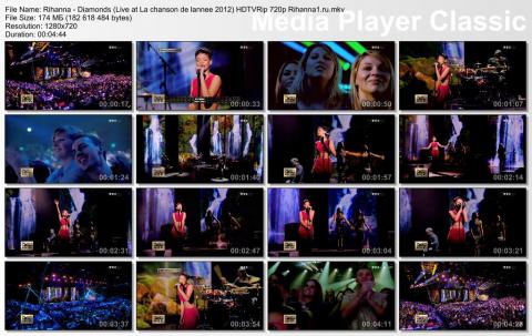 Rihanna - Diamonds (La chanson de l&#039;année 2012 29.12.2012) HDTVRip 720p скринлист