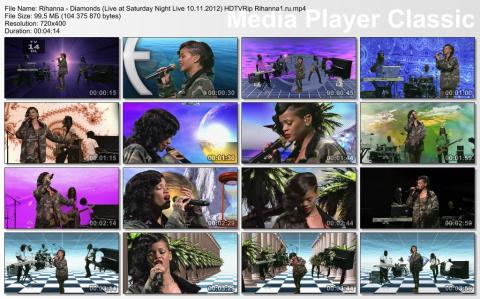 Rihanna - Diamonds (Live at Saturday Night Live 10.11.2012) HDTVRip скринлист