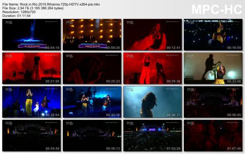 Rihanna - Live at Rock in Rio 2015 720p скринлист