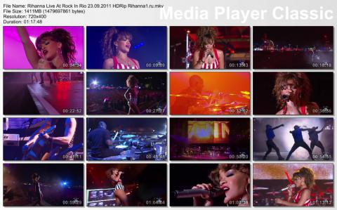 Rihanna - Live At Rock In Rio 23.09.2011 HDTVRip скринлист