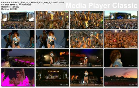 Rihanna - Live at V Festival 2011 Day 2  скринлист
