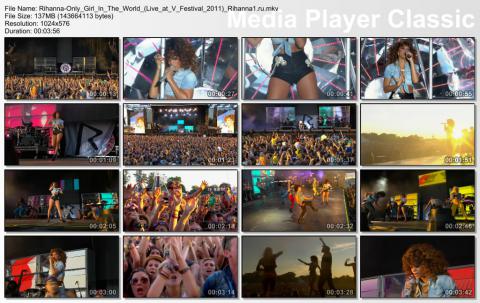 Rihanna - Only Girl (In The World) (Live at V Festival 2011) TVRip скринлист