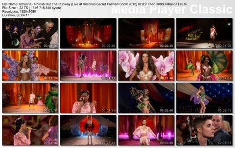 Rihanna - Phresh Out The Runway (Live at Victoria&#039;s Secret Fashion Show 2012) HDTV 1080i скринлист