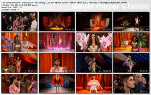 Rihanna - Phresh Out The Runway (Live at Victoria&#039;s Secret Fashion Show 2012) HDTVRip 720p скринлист