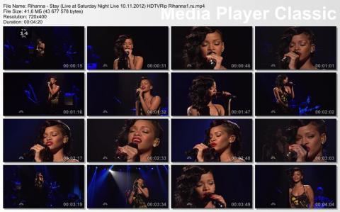 Rihanna - Stay (Live at Saturday Night Live 10.11.2012) HDTVRip скринлист