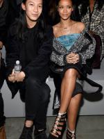 Rihanna на модном показе Adidas