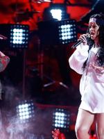 Rihanna и Eminem выступают на MTV Movie Awards 2014