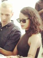 Rihanna за кулисами фотосессии для Balmain