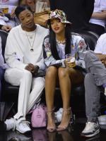 Rihanna на баскетбольной игре в Майами - 8 мая 2014